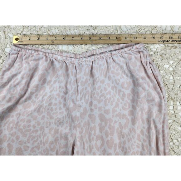 Victoria's Secret pj bottoms Pink & White Women's M soft comfort lounge sleep - Picture 8 of 10
